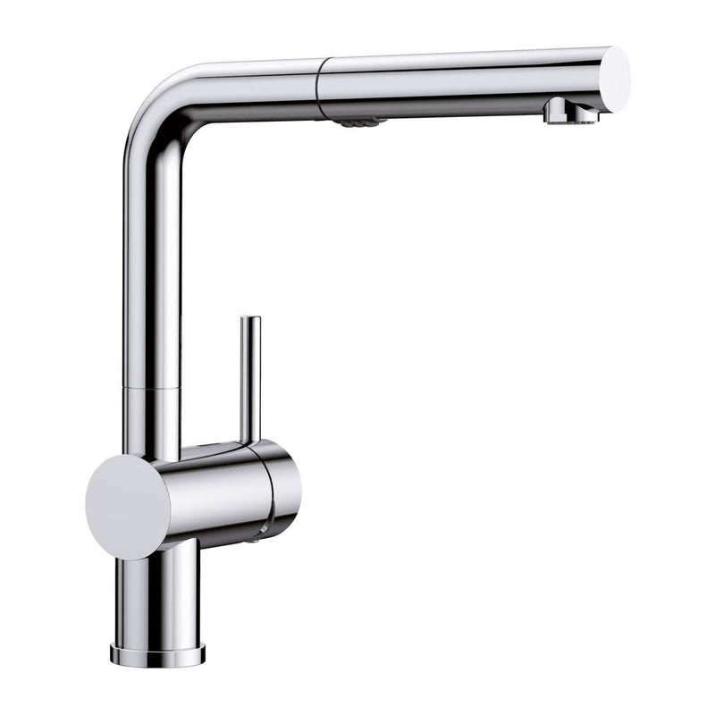 Linus Low Arc Pull-Out Dual-Spray Kitchen Faucet, Chrome O9738