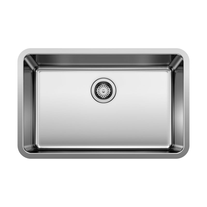 Single Bowl Undermount SS Kitchen Sink, 28-in W7980