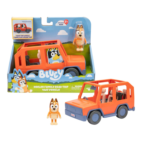 Heeler Family Road Trip 4WD Vehicle Playset with Mum Figure D9602