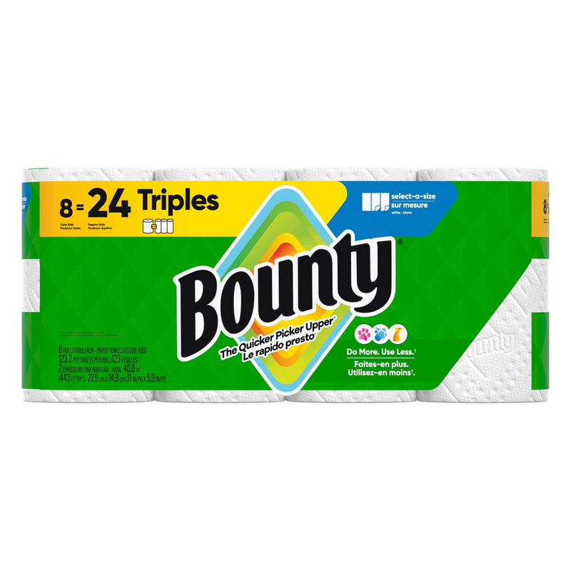 Select-A-Size Triple Roll Paper Towel, 2-ply, 8-pk F5299