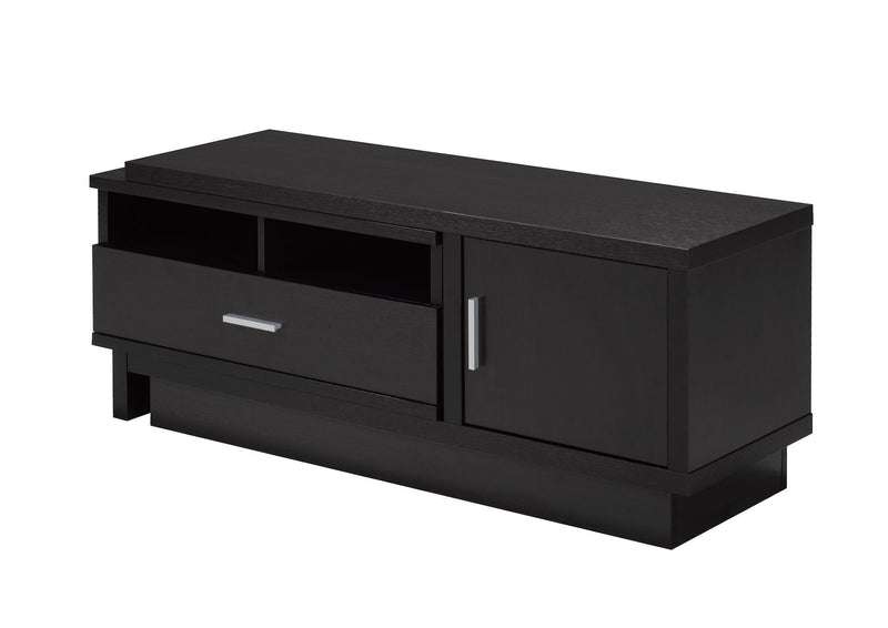 Darel 48-in Expandable Dark Cherry TV Stand with Storage Shelf and Cabinet G9593