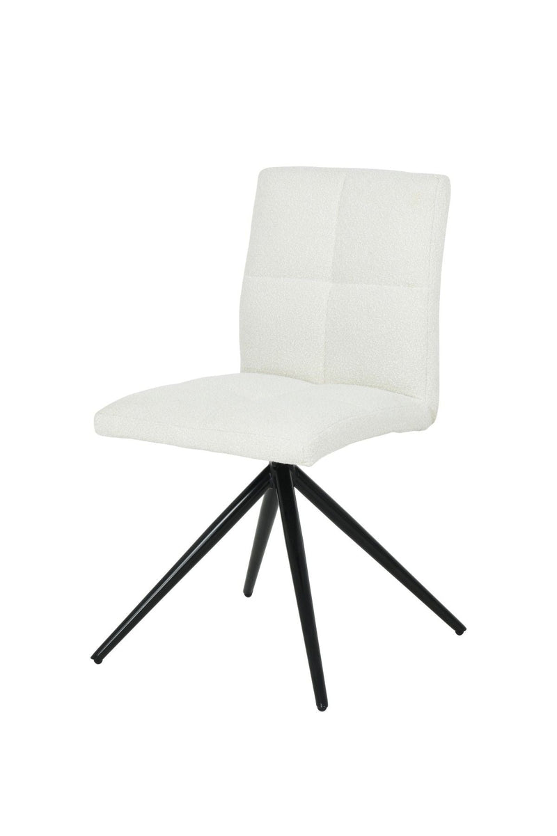 Ethan White Fabric Upholstered Armless Dining Chair, 2-pc G9617