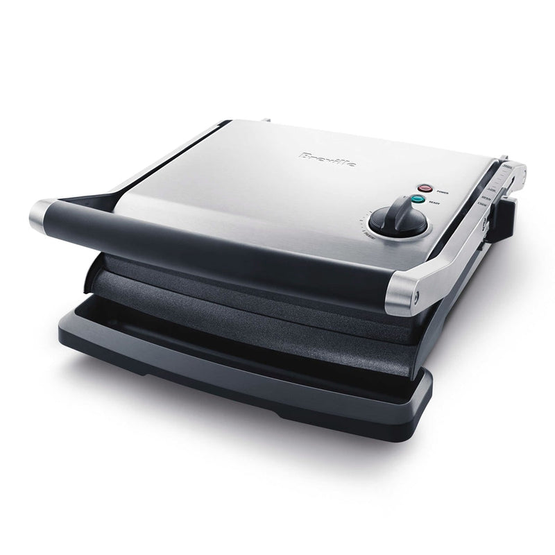Panini Non-Stick Indoor Grill & Sandwich Press, Brushed Stainless Steel P9255