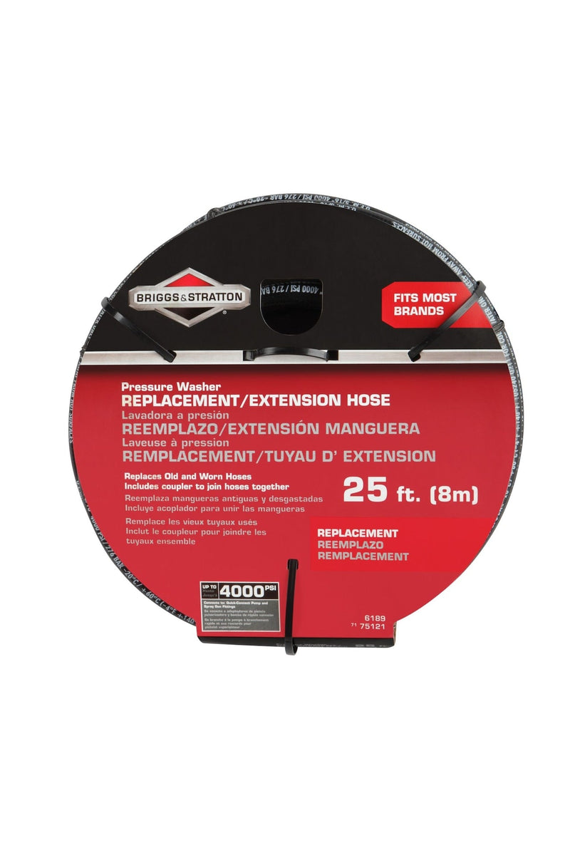 Replacement/Extension Hose, Compatible with 4000 PSI Gas Pressure Washer, 25-ft Y3072