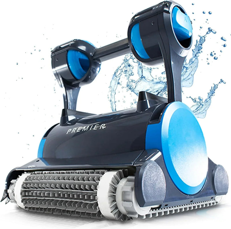 Dolphin Premier Robotic Pool Cleaner (2025 Model) with Multimedia, Oversized Leaf Bag, Standard & Ultrafine Filters, Weekly Timer, Waterline Cleaning & More 锟斤拷 for In-ground Swimming Pools up to 50ft T3218