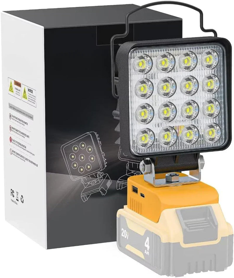 Cordless 20V Max LED Work Light for 20v Battery 48W Flashlight N5452