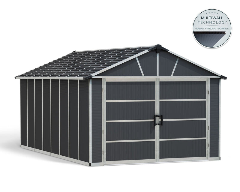 Yukon Multi-Function Polycarbonate Garage, 11x17-ft N6836