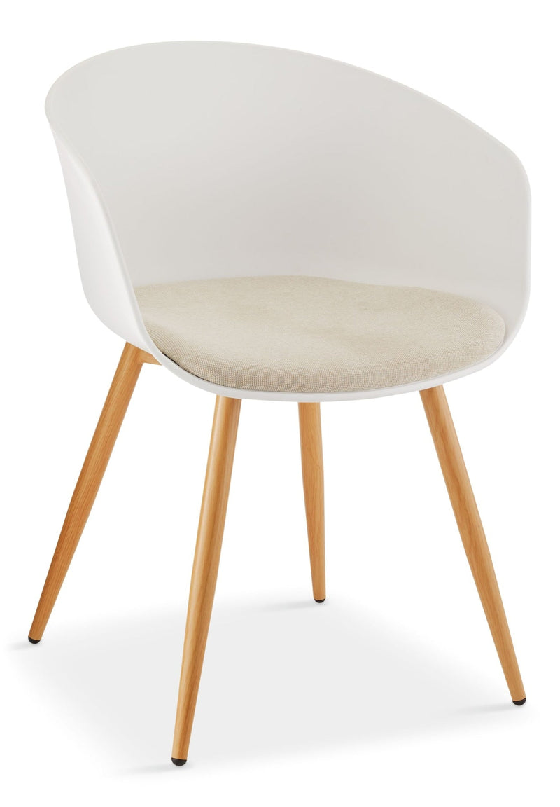 Andie Elegant & Modern Dining Chair, White Q9060