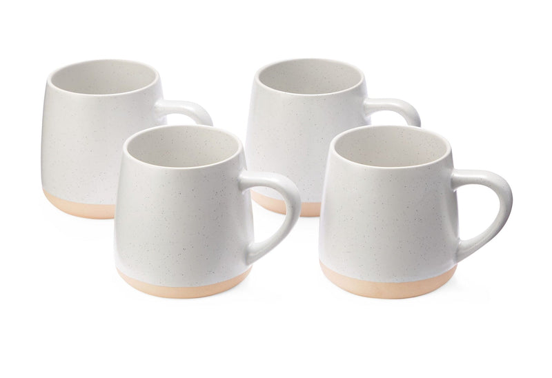 Belford Two-Tone Stoneware Mug Set, 12-oz, 4-pk U0651