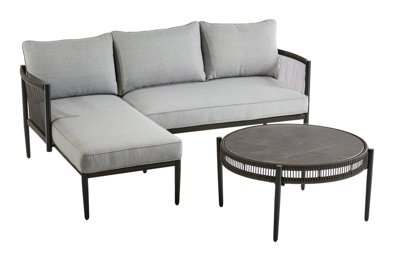 Brooks Outdoor Patio Sectional Set, 3-pc, Water/Stain/Fade-Resistant Cushions Z2462