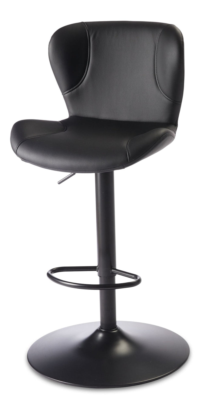 Burnaby Gas-Lift Bar Stool, Black C9456