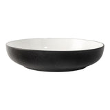 Catalone Stoneware 2-Tone Serving Bowl, Black/White