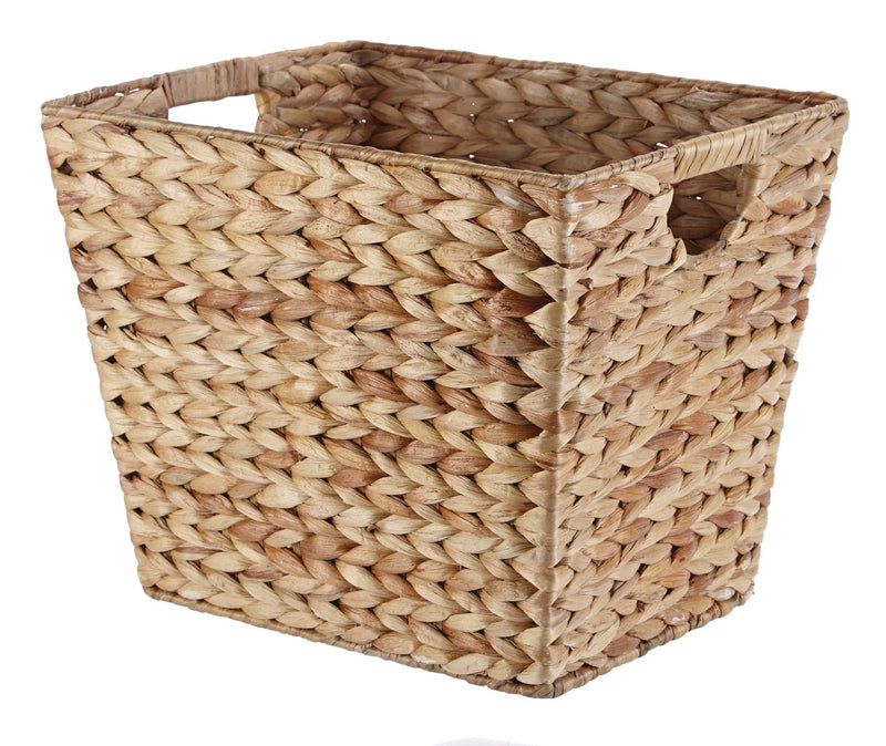 Emery Rectangular Hand Woven Storage Basket, 14.57 x 12 x 12-in T1210