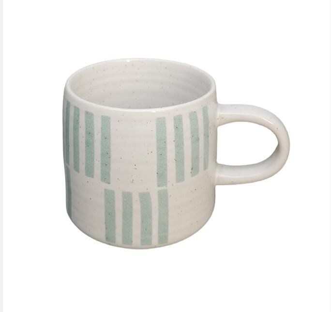 Geo Stoneware Mug, 13-oz