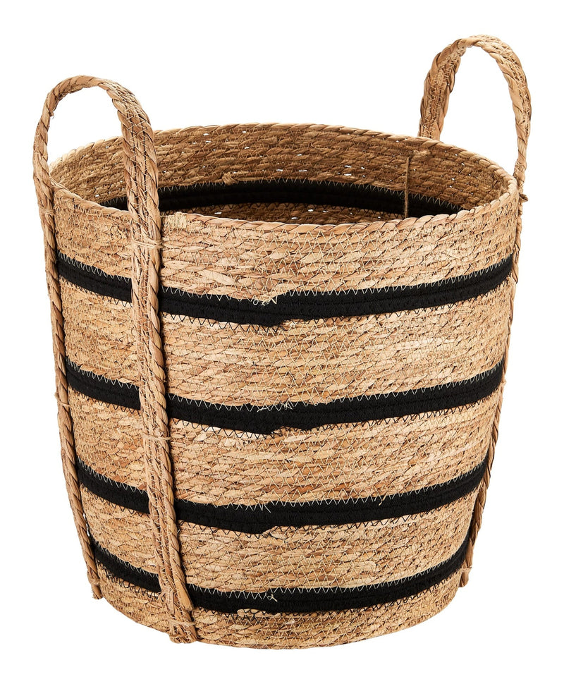 Henry Tall Woven Cotton Rope Storage Basket C5919