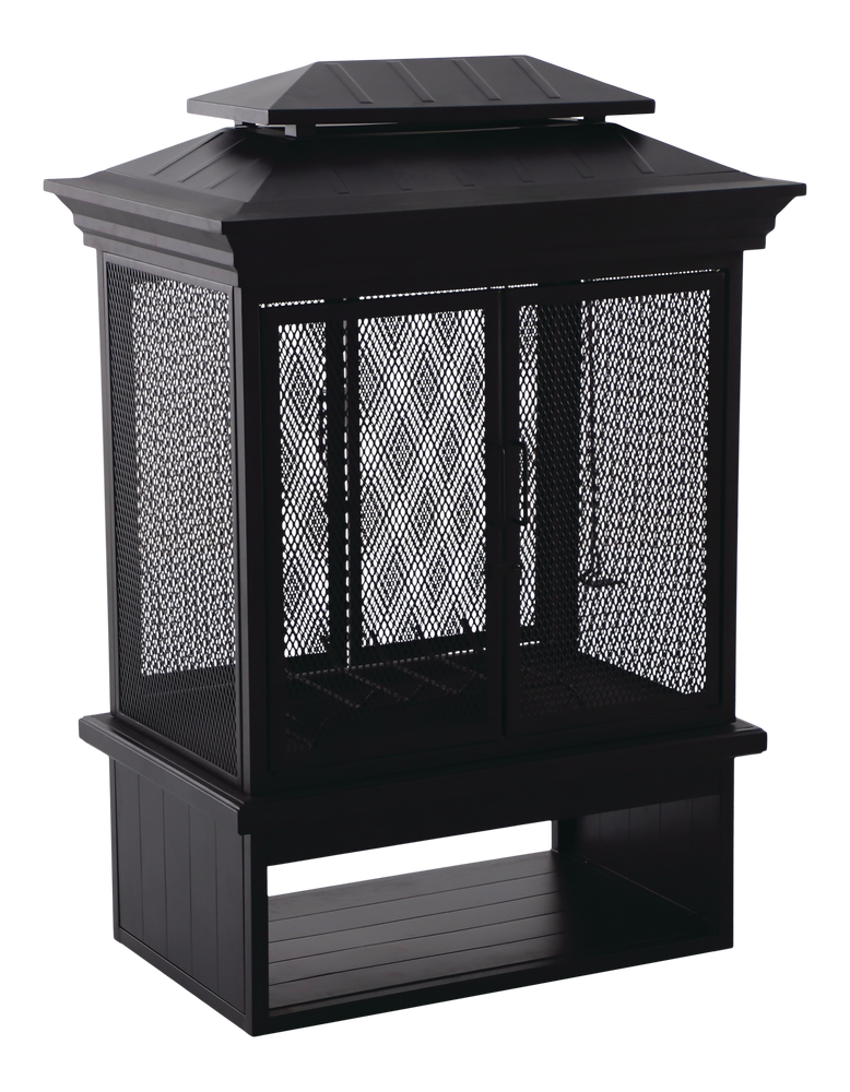 McKay Outdoor Wood Burning Fireplace, 35-3/8 x 24 x 51-1/2-in M8521