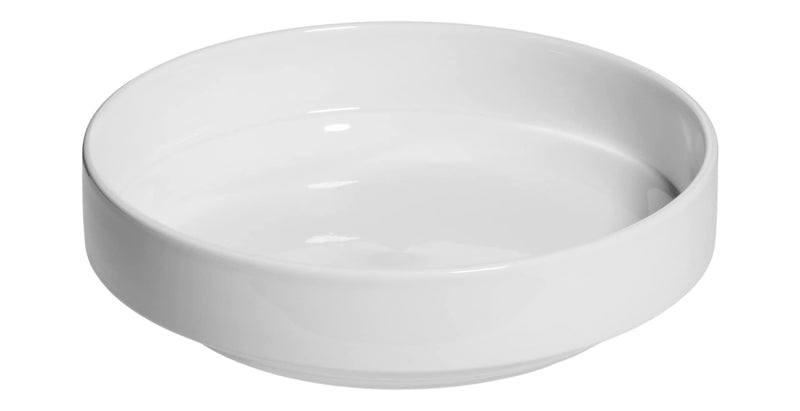 Modern Edge Porcelain Dinner Bowl, 7.8-in, White X4596