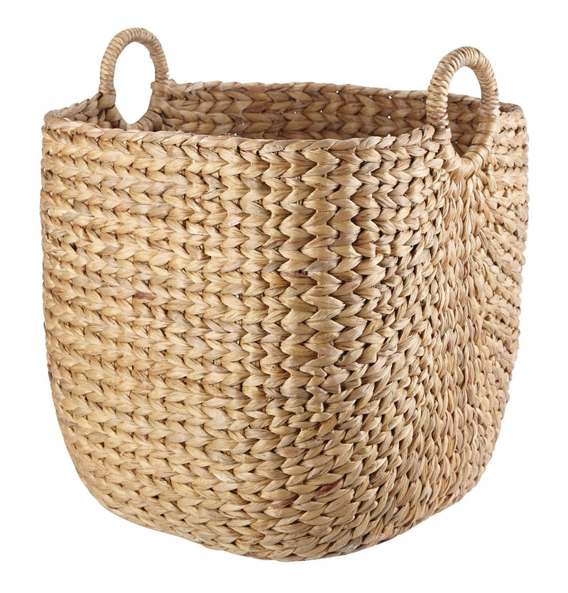 Nola Hand Woven Basket, Large, 16 15/16 x 16 15/16 x 18 1/2-in Y6129