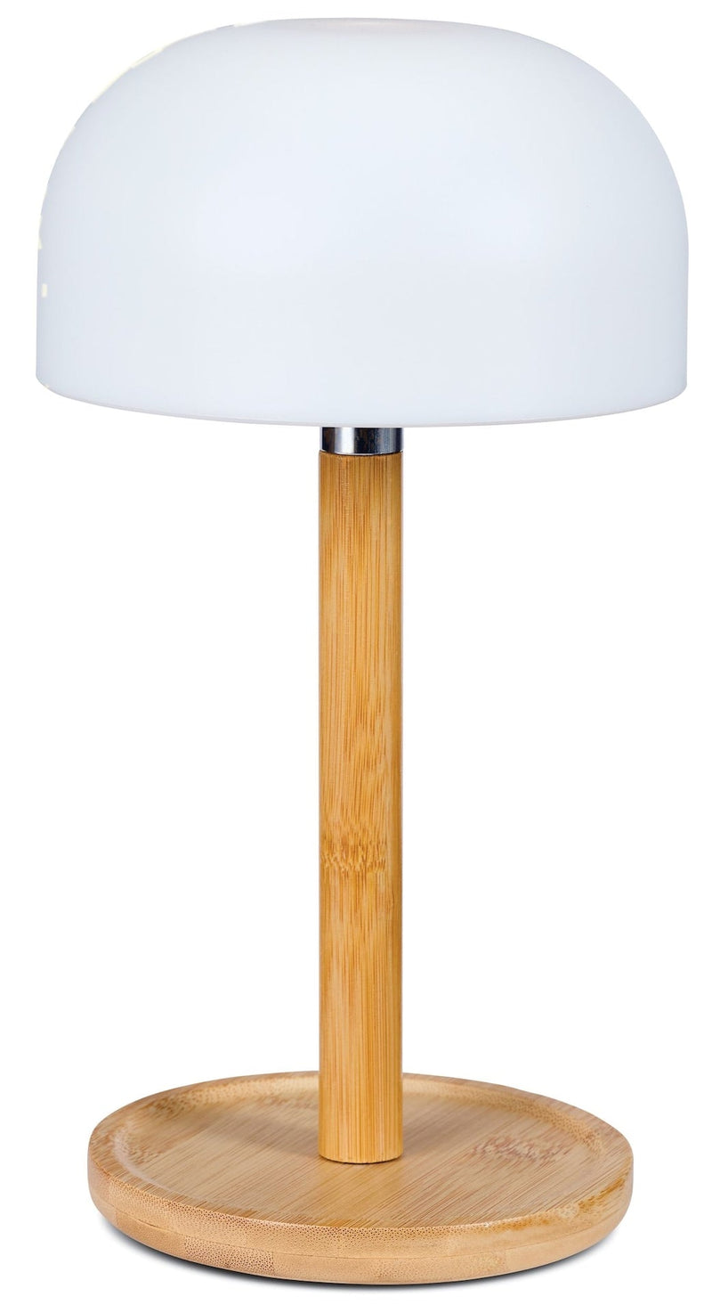 Outdoor Rechargable Bamboo Mushroom Lamp, Multiple Colour Modes R5512