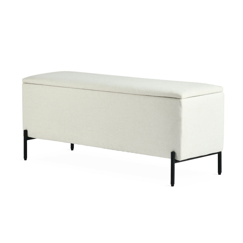 Picton Storage Bench, White N9276