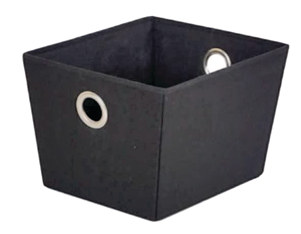 Piper Basket, Black, 13.5 x 11.4 x 8.8-in V9637