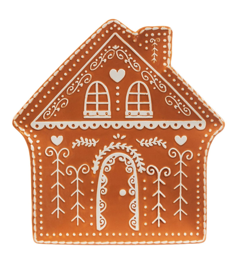 Santa's Workshop Collection Gingerbread Serving Platter S5341