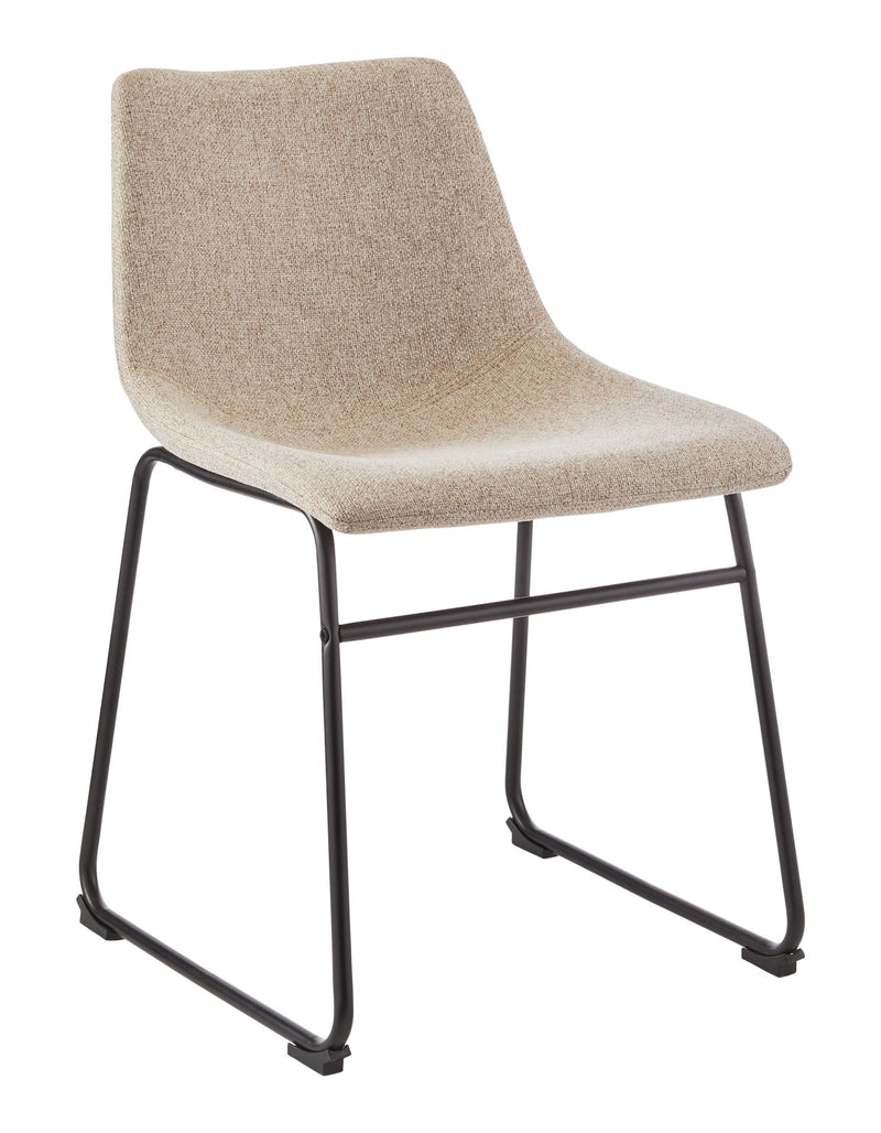 Scottie Modern Fabric Dining Chair, Dark Grey A3369