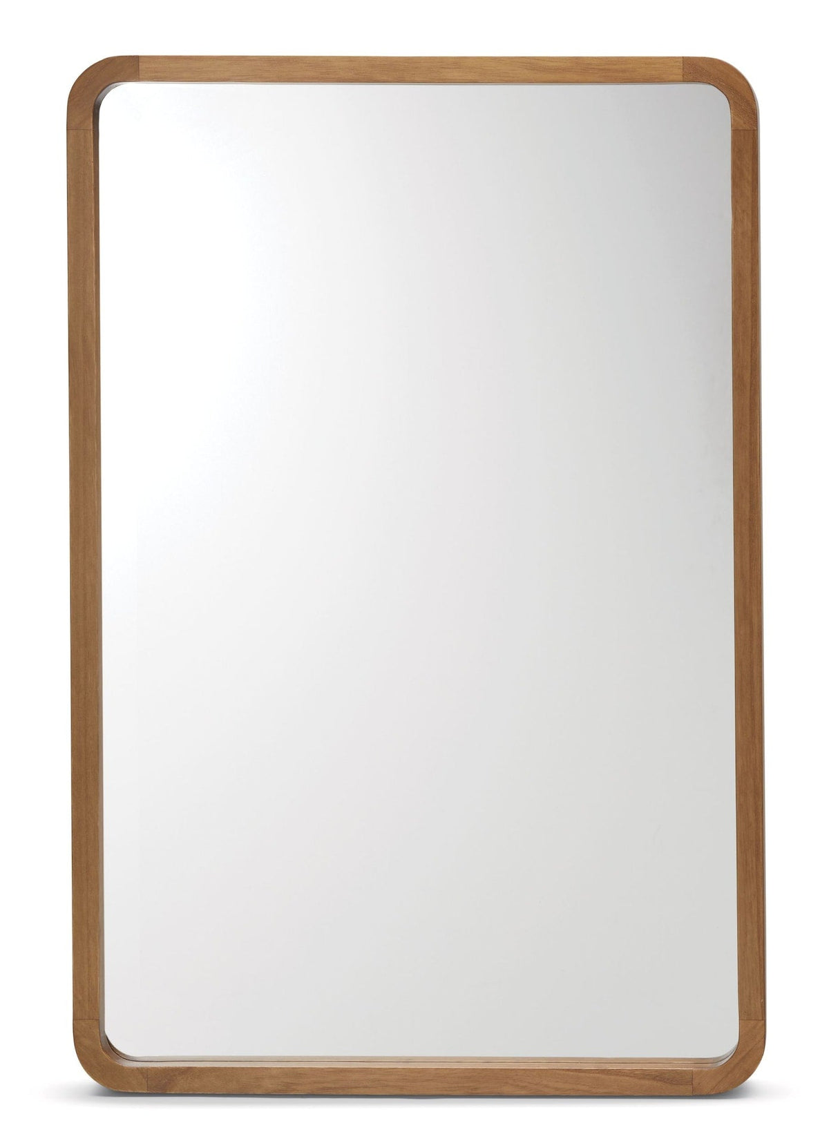 Springside Pearwood Rectangular Wall Mirror, Brown, 24 x 36-in