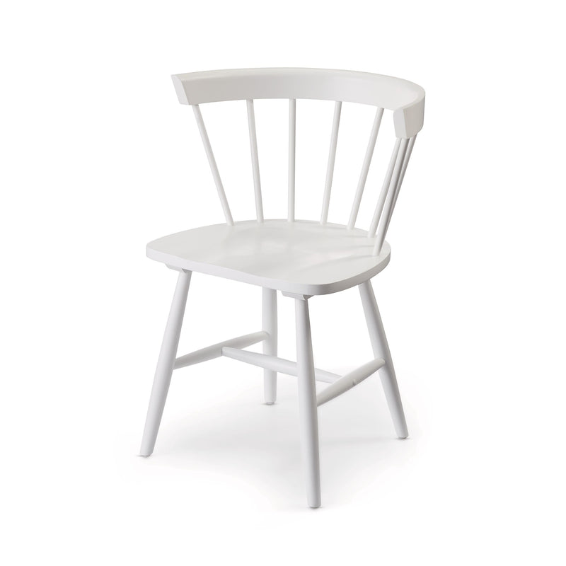 Dining Chair, White Q7838