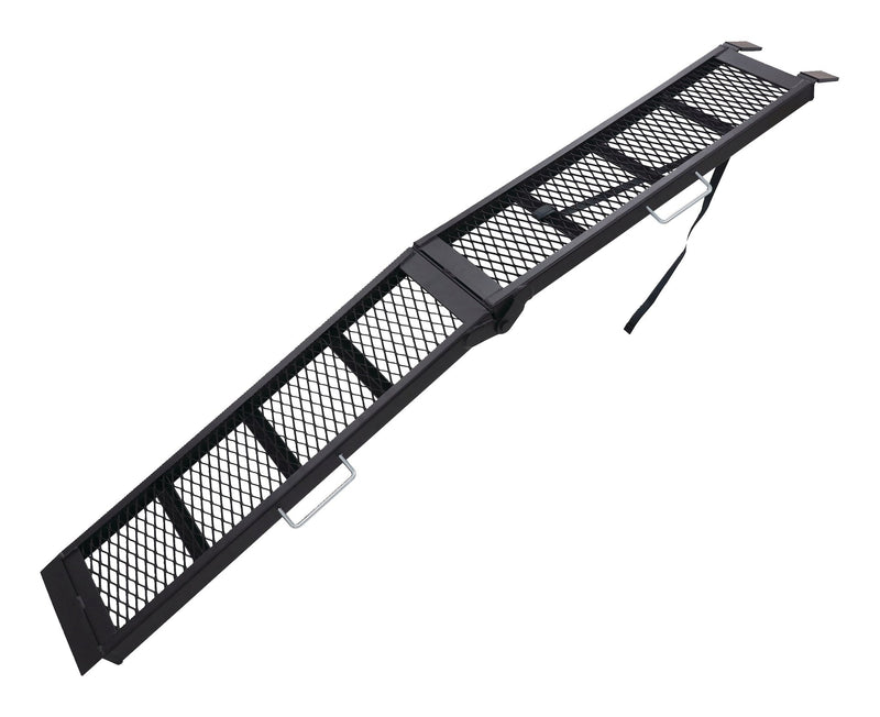 CargoMaster Power Sport Steel Mesh Centre Folding Loading Ramp, 80 x 11 in, Single Ramp W7850