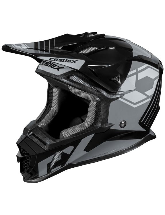X CX200 Sector MX Helmet, Grey P2459