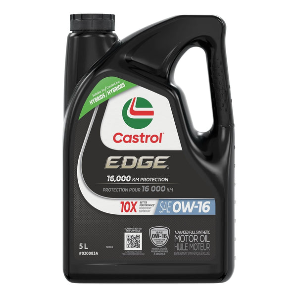 EDGE 0W16 Advanced Synthetic Motor Oil, 5-L O1584