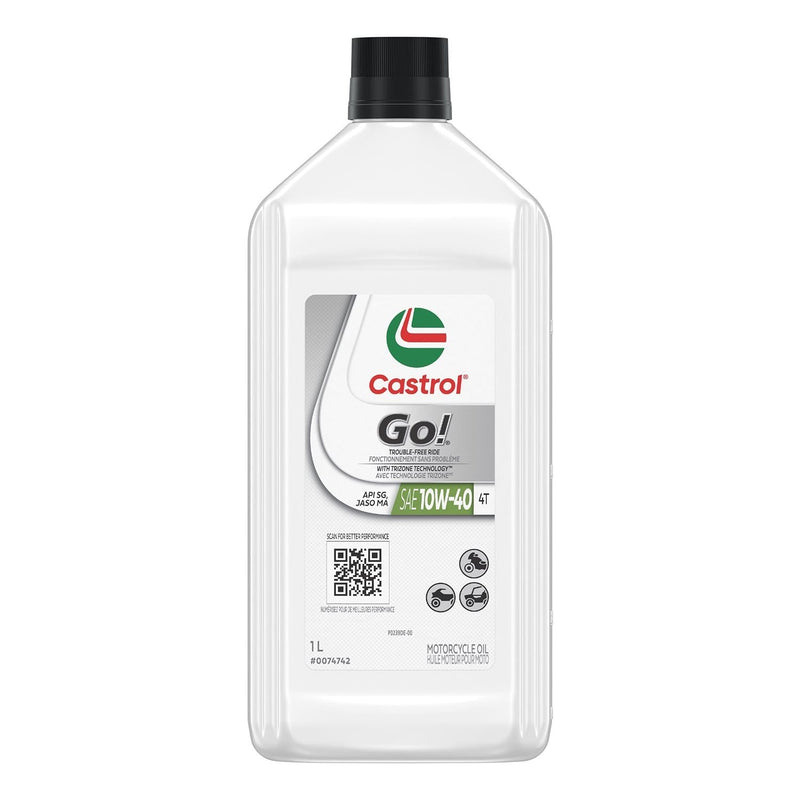 Go! 4-Stroke 4T Motorcycle Oil 10W40, 946-mL W6440