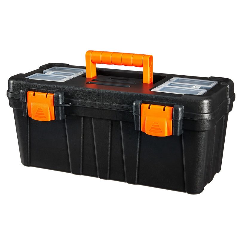 Portable Plastic Tool Box with Removable Tray, 17-in R4528