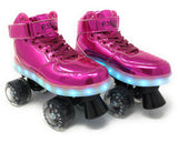 Pulse LED Light Up Rollerskates, Pink