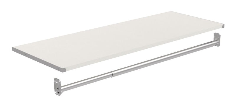 Modular Shelf & Hang Rod Kit, White X8745