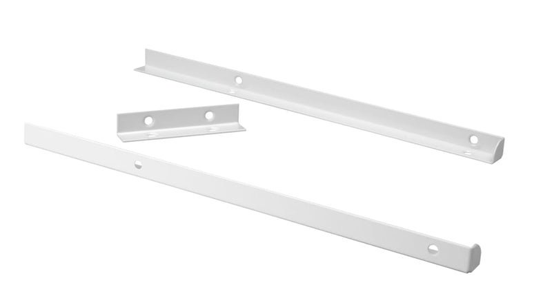 Suite Symphony Metal Top Shelf Support Kit, White P9199