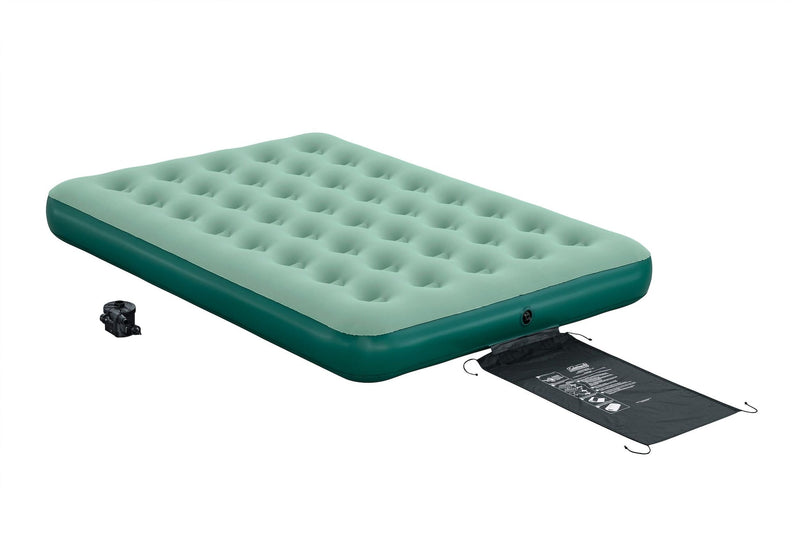QuickBed Single-High Airbed, Air Mattress with Pump, Double K0809
