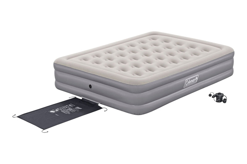 SupportRest Plus Double High Queen Airbed with Pump, 78x60x15-in U8646