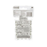 Adhesive Picture Hanging Strips Value Pack, White, 12-lbs to 16-lbs, Assorted Sizes, 24 Strips per Pack