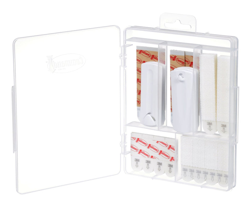 Picture Hanging Kit with Adhesive Strips, White, 50 Strips/Pack K3027