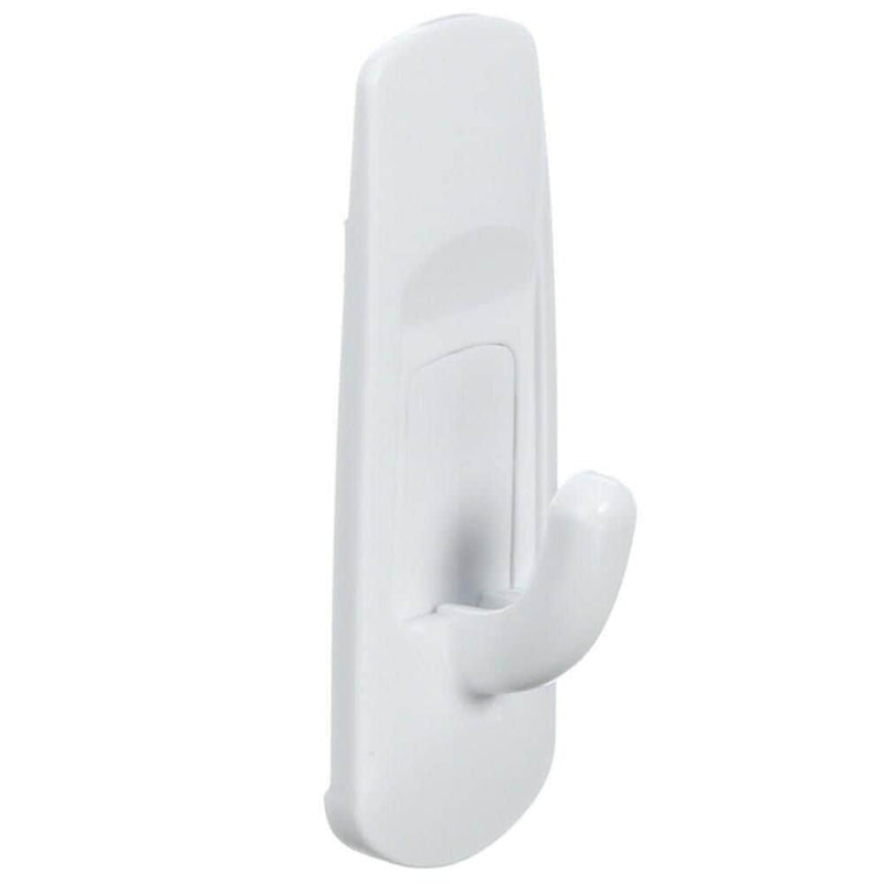 Small Utility Hooks Value Pack with Adhesive Strips, White, 1-lb, 6 Strips per Pack J1057