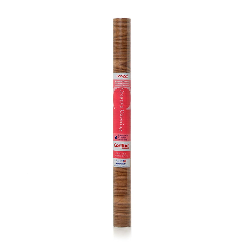 Con-Tact Creative Covering Removable Adhesive Shelf/Drawer Liner, Light Oak, 18-in x 9-ft P7800