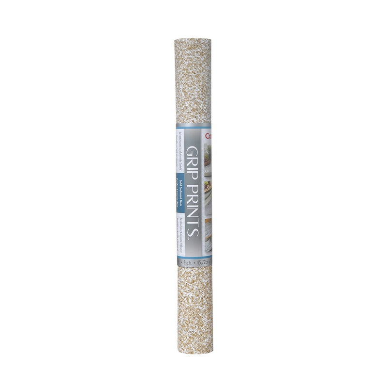 Con-Tact Grip Prints Non-Adhesive Cushioned Shelf/Drawer Liner, Beige Granite, 18-in x 4-ft Q4622