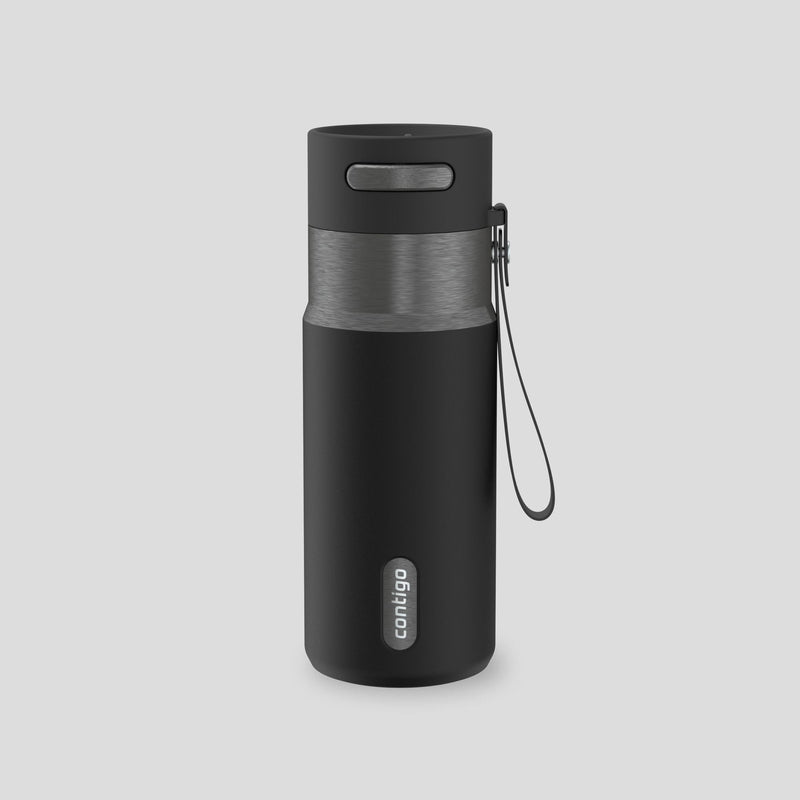 Insulated Stainless Steel Travel Bottle with Lid, Various Colours, 16-oz V3388