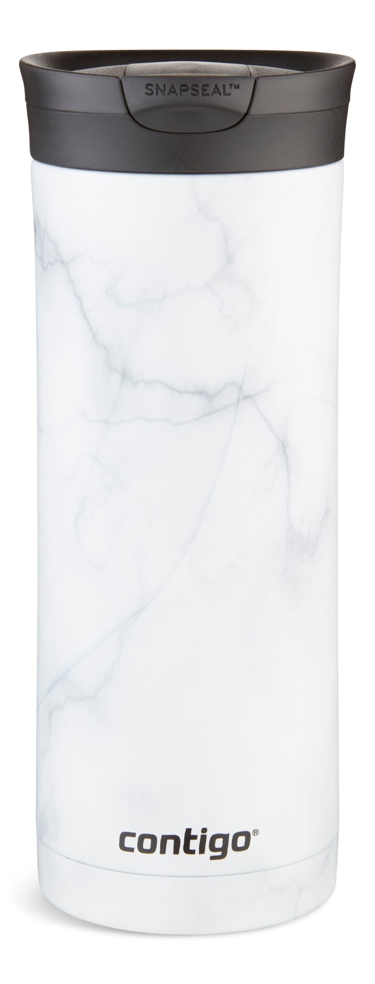 Huron 2.0 Couture Insulated Stainless Steel Travel Mug, Leak-proof Lid, White Marble, 20-oz Y1614