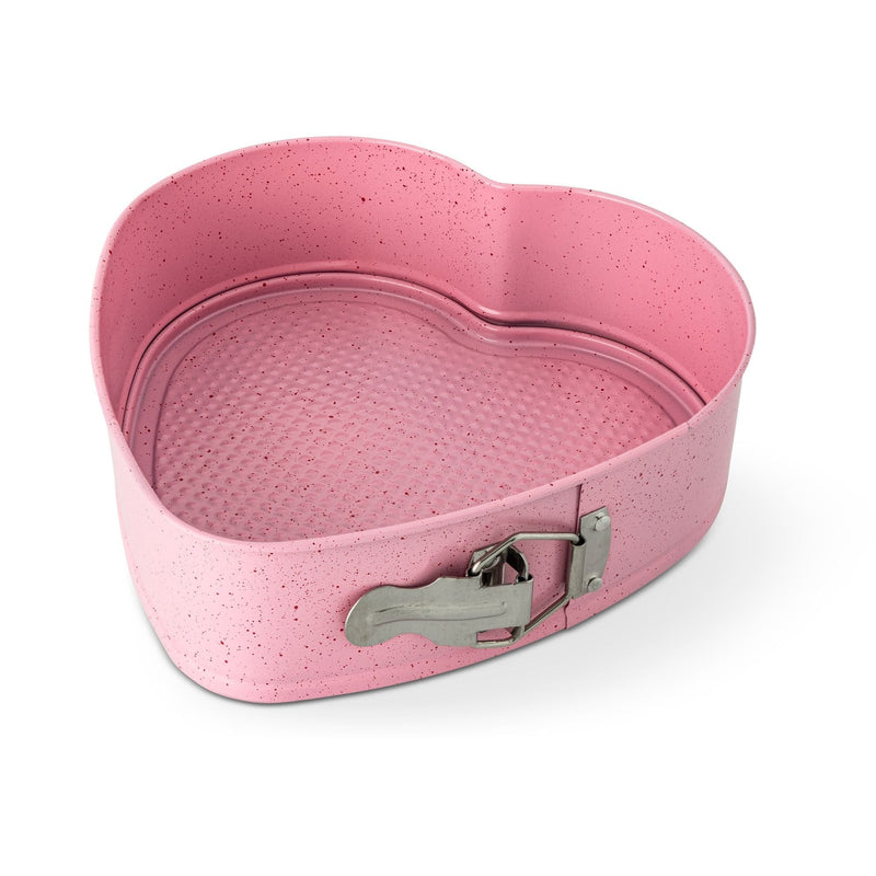 Heart Speckled Spring Form Nonstick Baking Pan V4114