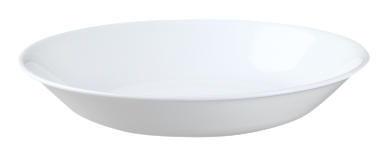 Glass Salad Bowl, 20-oz, White N6942