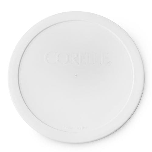 Plastic Round Bowl Lid Cover, Fits 28-oz, White T8052