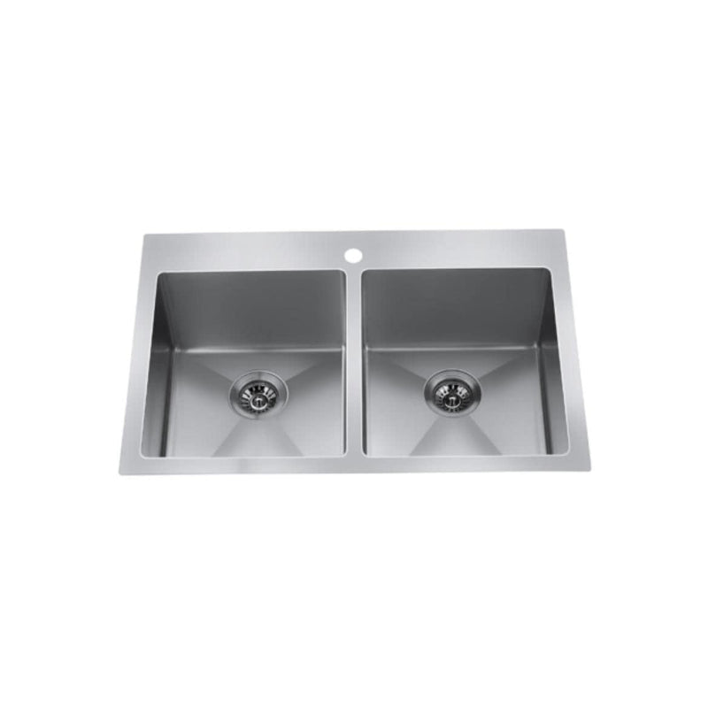 Dual Mount Double Bowl Sink T1405